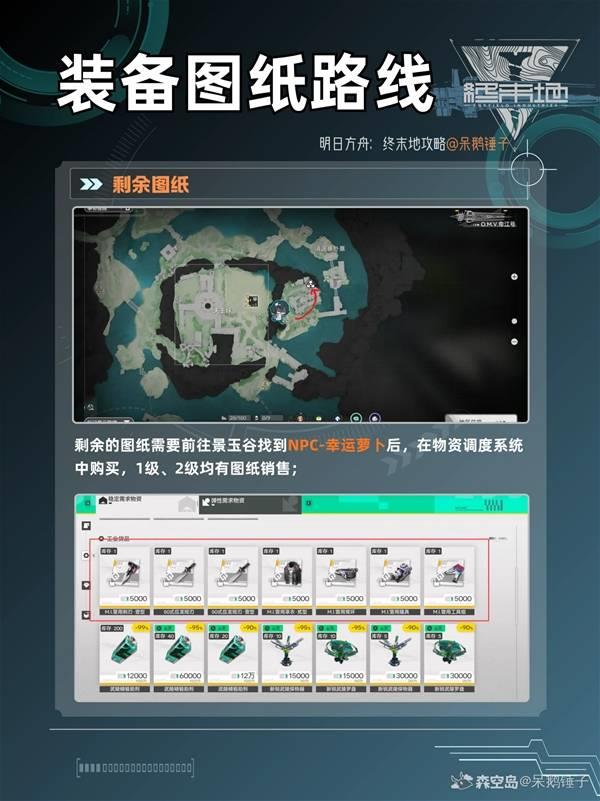 明日方舟终末地1.1新装备图纸获取攻略，如何获得新装备图纸
