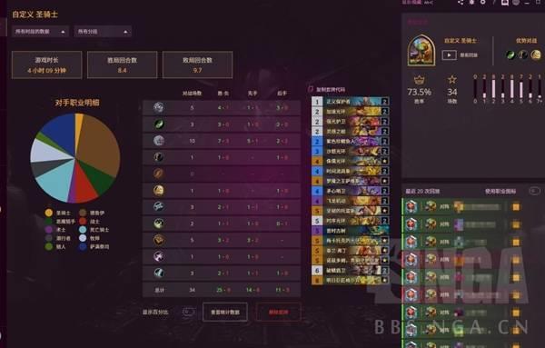 炉石传说光环骑卡组分享，胜率高达70%