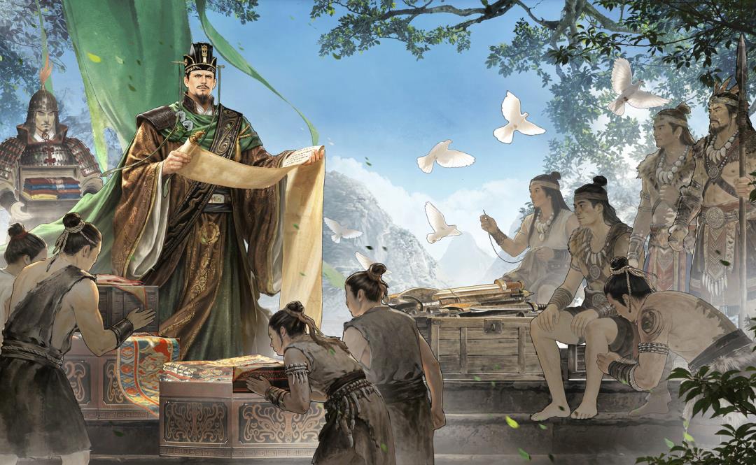 率土之滨丙午年春分节气画像，蜀国马良详解