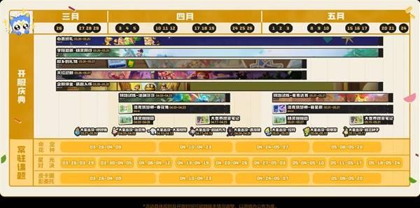 洛克王国世界开服活动安排，精彩活动日历一览